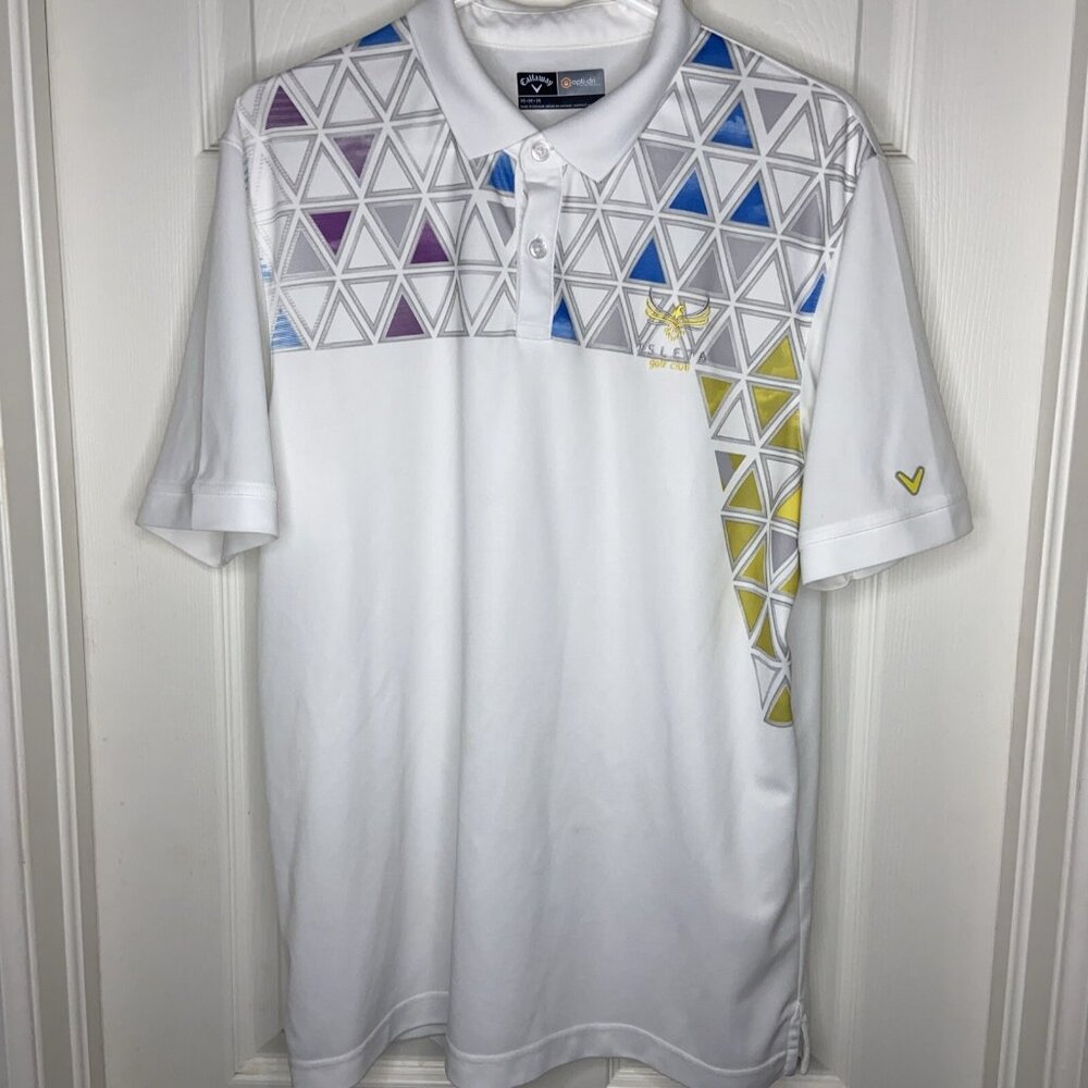 Callaway‎ ISLETA Golf Club Gold Polo. Men's M